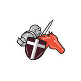 Brother Rice Crusaders Rugby Bubble-free stickers