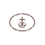 St. Francis Rugby Bubble-free stickers