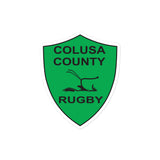 Colusa County Rugby Bubble-free stickers