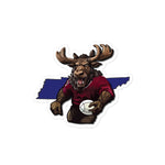 Angry Moose Rugby Bubble-free stickers