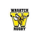 Wasatch Rugby Bubble-free stickers