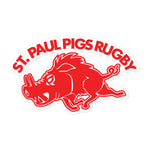 Saint Paul Pigs Rugby Bubble-free stickers