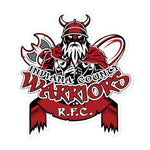 Indiana County Warrior Rugby Bubble-free stickers