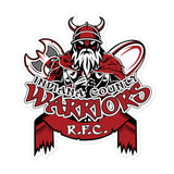 Indiana County Warrior Rugby Bubble-free stickers