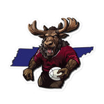 Angry Moose Rugby Bubble-free stickers