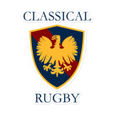 Cincinnati Classical Academy Rugby Bubble-free stickers