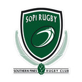 Southern Pines Rugby Bubble-free stickers