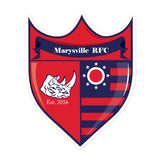 Marysville Rhinos Rugby Club Bubble-free stickers