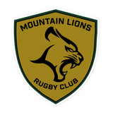 Mountain Lions Rugby Club Bubble-free stickers