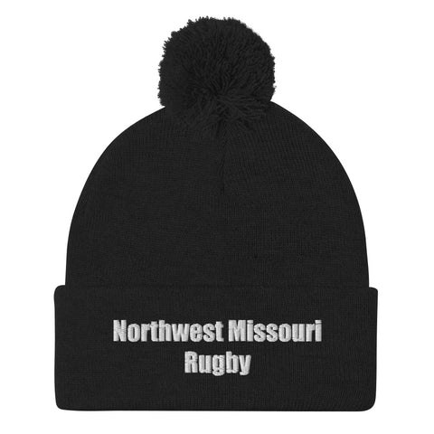 Northwest Missouri Rugby Pom-Pom Beanie