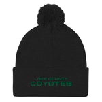 Lake County Coyotes Rugby Pom-Pom Beanie