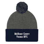 McHenry County Vikings RFC Pom-Pom Beanie