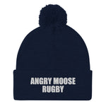 Angry Moose Rugby Pom-Pom Beanie