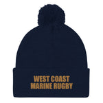 West Coast Marine Rugby Pom-Pom Beanie