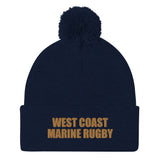 West Coast Marine Rugby Pom-Pom Beanie