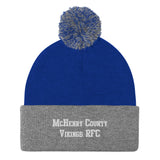 McHenry County Vikings RFC Pom-Pom Beanie