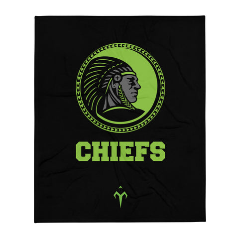 Oceanside Chiefs Rugby Throw Blanket