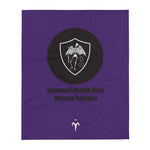 Sewanee Purple Haze Women’s Rugby Throw Blanket