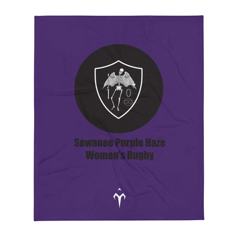 Sewanee Purple Haze Women’s Rugby Throw Blanket