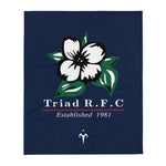 Triad Rugby Football Club Throw Blanket