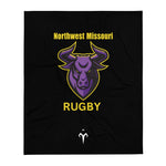 Northwest Missouri Rugby Throw Blanket