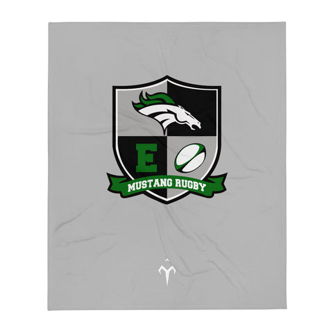 Eagle High Rugby Throw Blanket