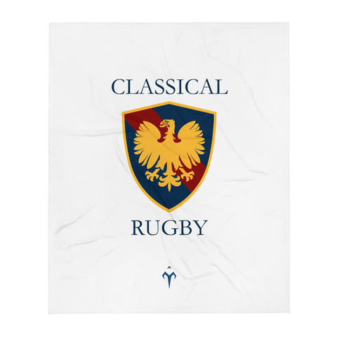 Cincinnati Classical Academy Rugby Throw Blanket