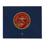 West Coast Marine Rugby Throw Blanket