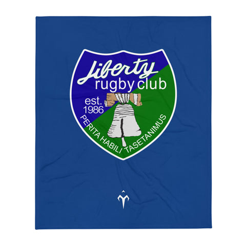 Liberty Rugby Club Throw Blanket