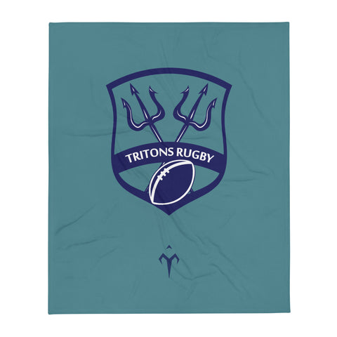 Eckerd Tritons Rugby Throw Blanket