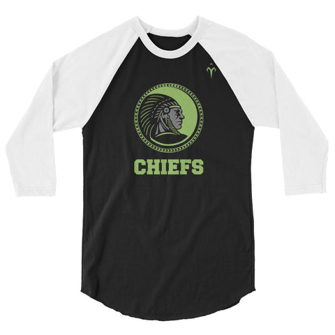 Oceanside Chiefs Rugby 3/4 sleeve raglan shirt