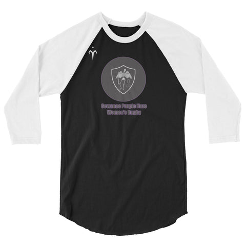 Sewanee Purple Haze Women’s Rugby 3/4 sleeve raglan shirt