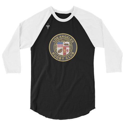 Los Angeles Rugby Club 3/4 sleeve raglan shirt