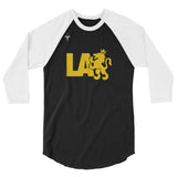 Los Angeles Rugby Club 3/4 sleeve raglan shirt