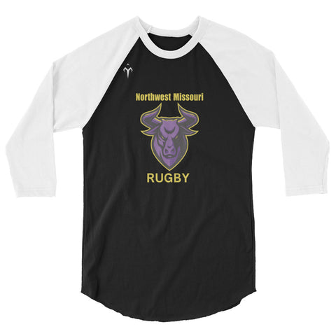 Northwest Missouri Rugby 3/4 sleeve raglan shirt