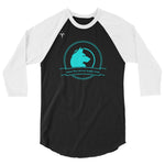 Kenai River SheWolves Rugby Team 3/4 sleeve raglan shirt