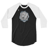 Louisville Crash Rugby 3/4 sleeve raglan shirt