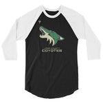 Lake County Coyotes Rugby 3/4 sleeve raglan shirt