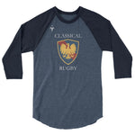 Cincinnati Classical Academy Rugby 3/4 sleeve raglan shirt
