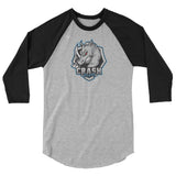 Louisville Crash Rugby 3/4 sleeve raglan shirt