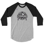 Cougars 3/4 sleeve raglan shirt