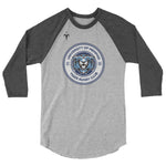 Memphis Rugby 3/4 sleeve raglan shirt