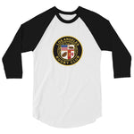 Los Angeles Rugby Club 3/4 sleeve raglan shirt