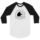 Kenai River SheWolves Rugby Team 3/4 sleeve raglan shirt