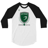 Southern Pines Rugby 3/4 sleeve raglan shirt