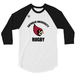 Catholic University Men’s Rugby 3/4 sleeve raglan shirt