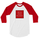 Big Red Rugby 3/4 sleeve raglan shirt