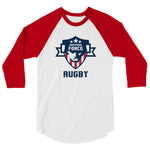 Dayton Northern Force Rugby Club 3/4 sleeve raglan shirt