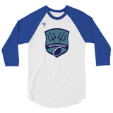 Eckerd Tritons Rugby 3/4 sleeve raglan shirt