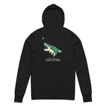 Lake County Coyotes Rugby Hooded long-sleeve tee